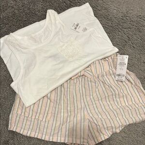 Carter’s linen short set NWT size 12